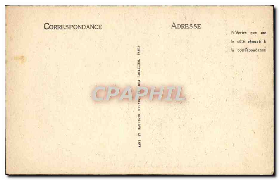 CPA Lourdes Observatoire du Pic du Jer — Verso