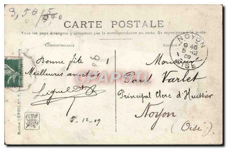 CPA Salon 1909 Berne Bellecour Cuirassier en vedette Militaria  — Back