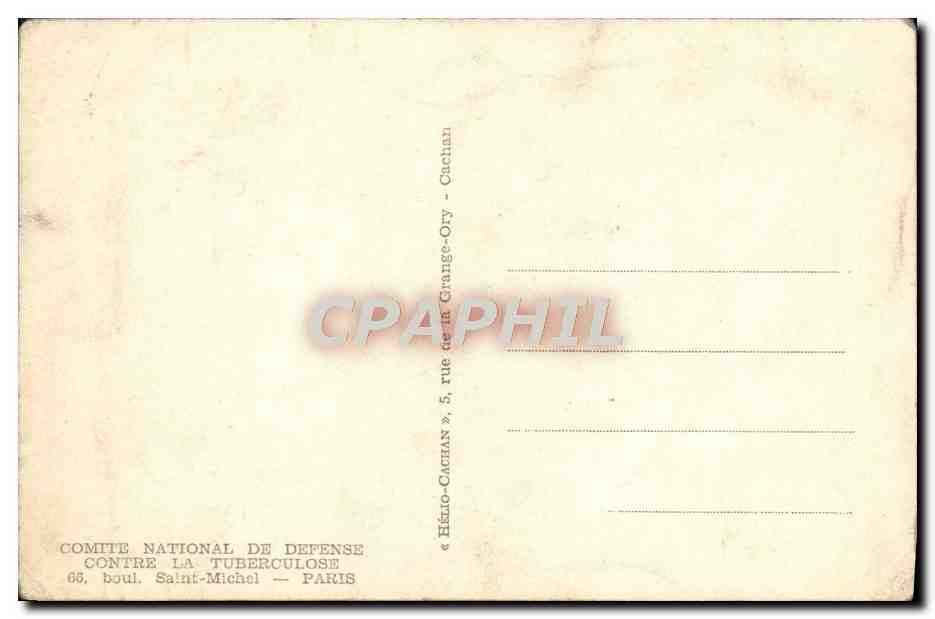 CPA Theophile Laennec 1781 1826 Auscultation Medecine  — Rückseite