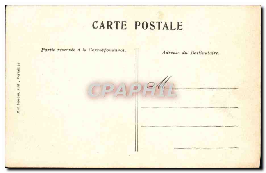 CPA Versailles Petit Trianon La laiterie — Verso