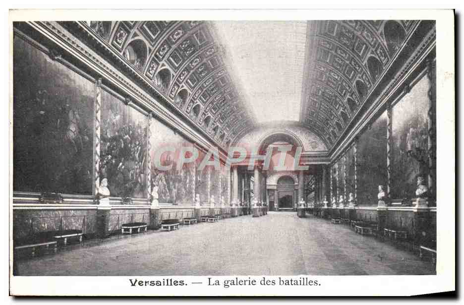 CPA Versailles La Galerie des Batailles