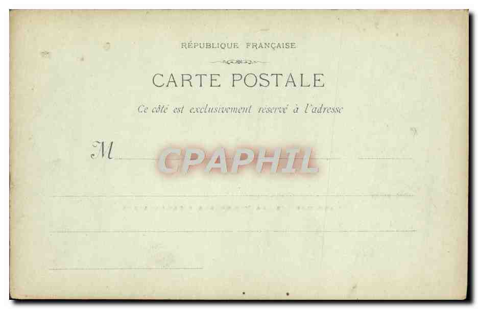CPA Marseille La Vue Generale Des Catalans — Rückseite