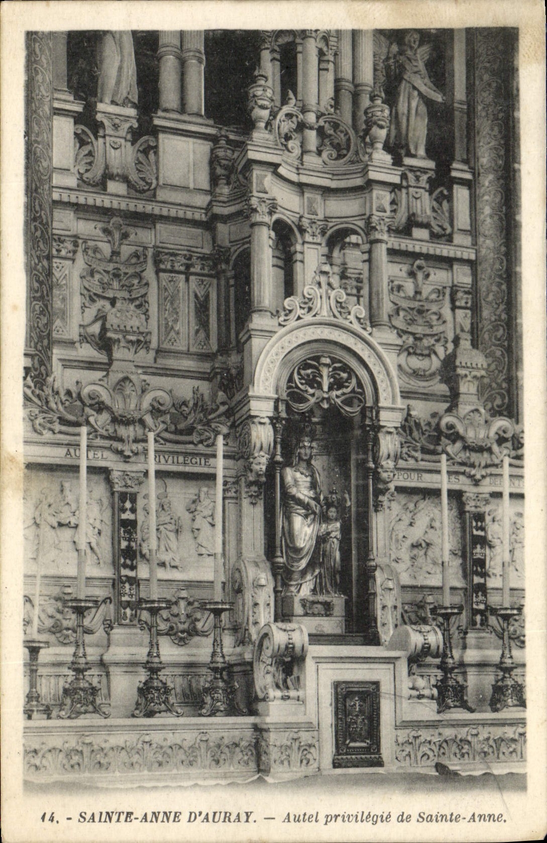 CPA Sainte Anne D'Auray Autel Privilegie de Sainte Anne