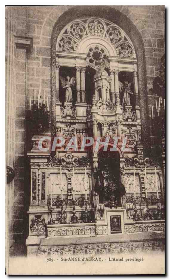 CPA Sainte Anne D'Auray L'Autel Privilegie