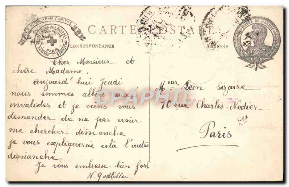 Napoléon II — Le Roi de Rome — J. H. — Verso