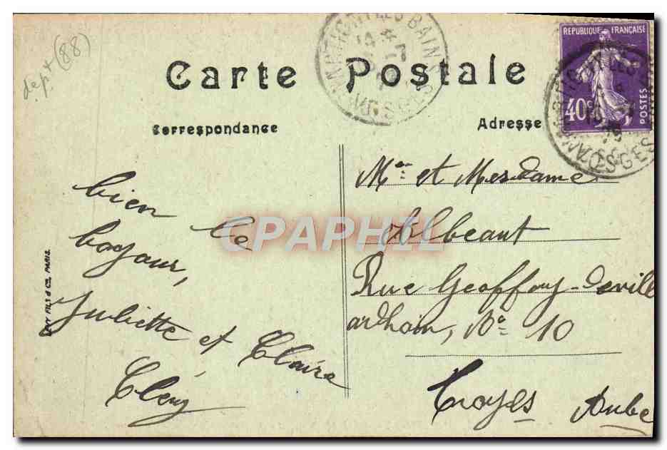 Martigny-les-Bains — Le Pavillon des Sources et le Parc — LL — Reverso