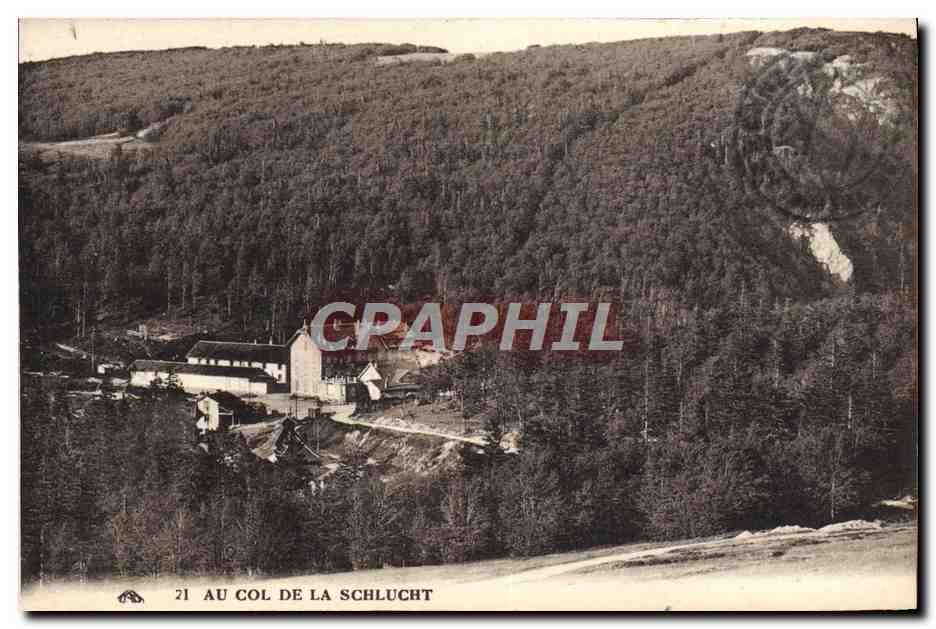 CPA Au Col De La Schlucht Le Lac Blanc