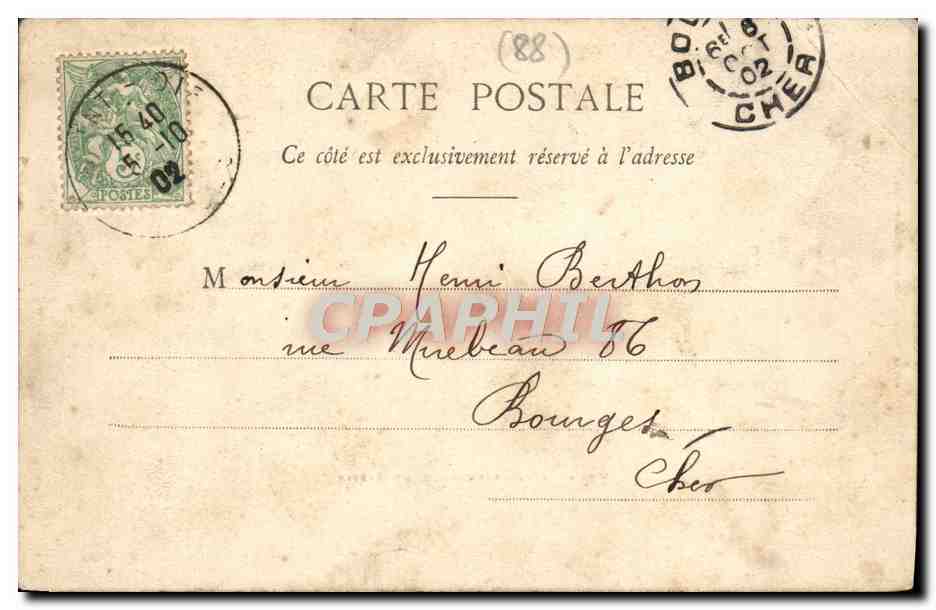 CPA Saint Die Vue Generale Prise de Saint Martin — Rückseite