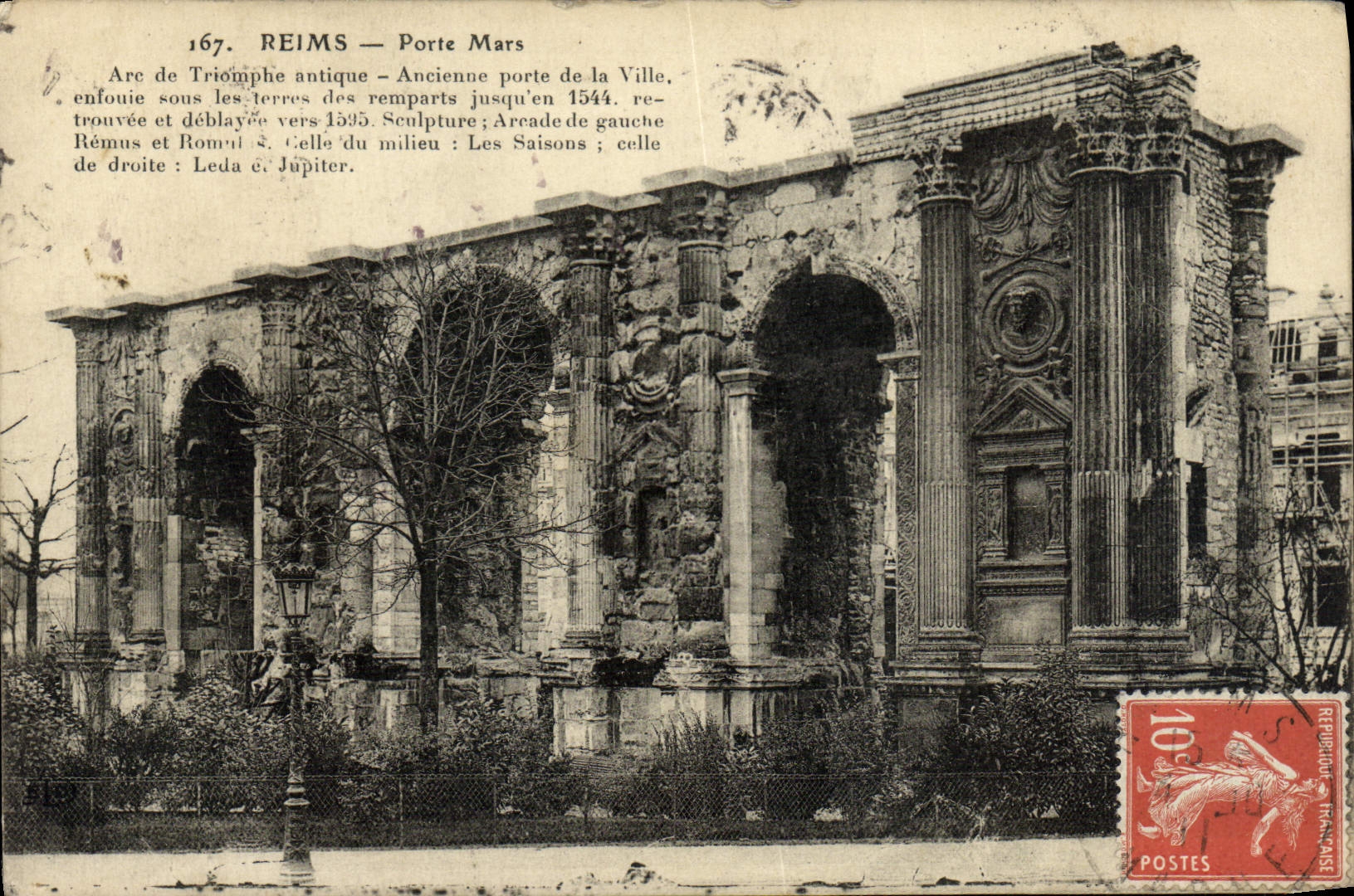 Reims — Porte Mars — Arc de Triomphe antique