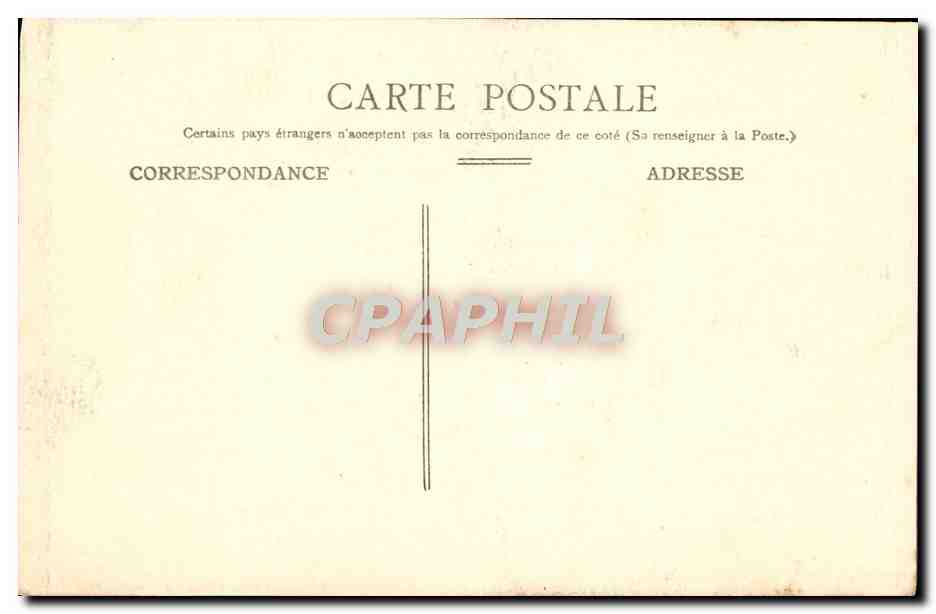 CPA Reims Porte de la Cour du Chapitre — Verso