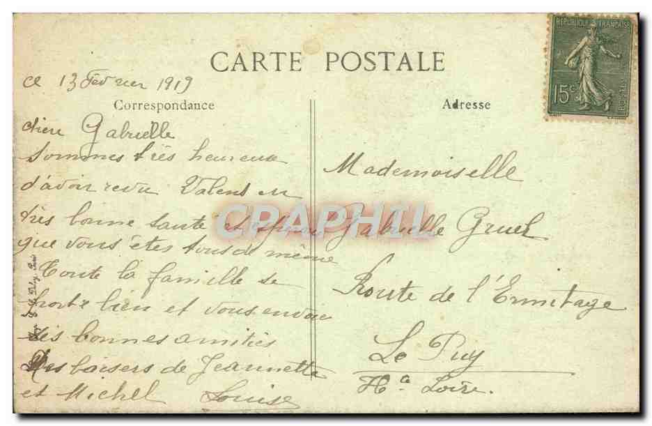 CPA Bellevue Meudon Le Bassin de L'Avenue Melanie — Rückseite