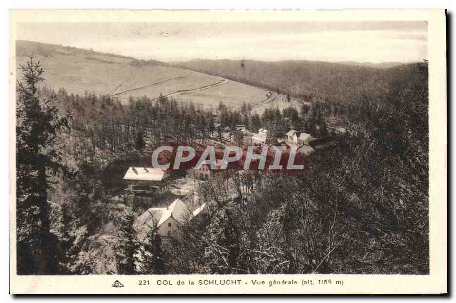 CPA Col de la Schlucht Vue Generale