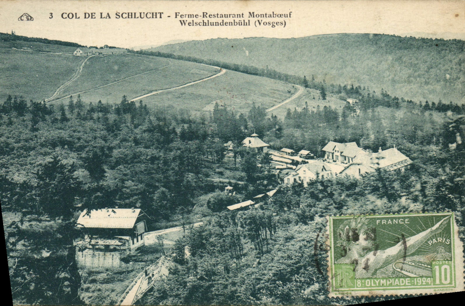 CPA Col de la Schlucht Ferme Restaurant Montaboeuf