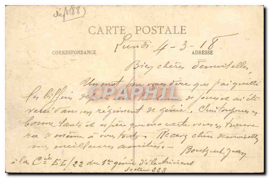 CPA Domremy La vallee de la Meuse  — Verso