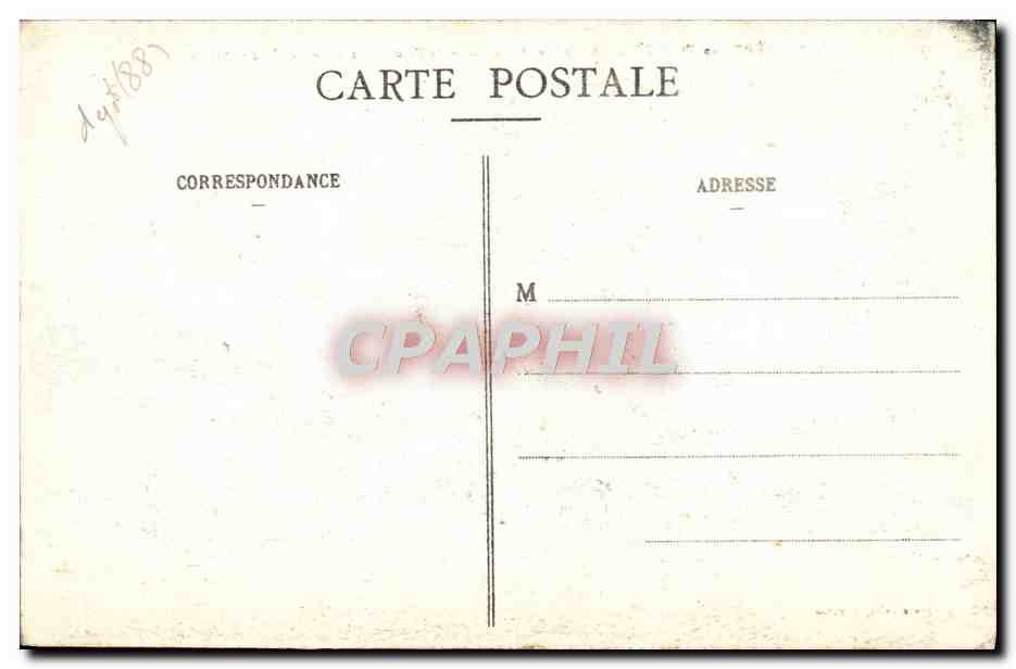 Bruyères-en-Vosges — Le Vallon de la Basse de l'Ane (vue prise de l'Hélédrye) — Édition Guerre-Briot, Bruyères — Verso