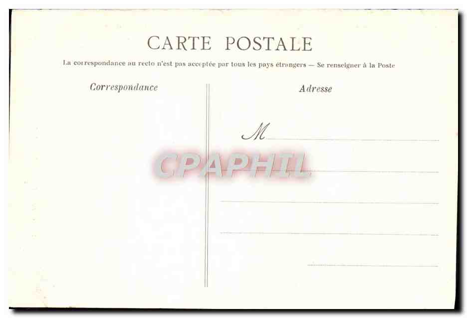 CPA Caen Le Lycee Malherbe Ancienne Abbaye aux Hommes Grille en fer forge — Verso
