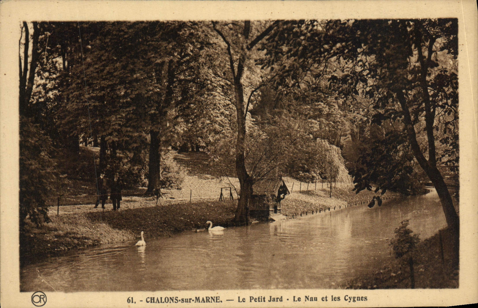 Chalons-sur-Marne — Le Petit Jard — Le Nau et les Cygnes — Éditions Artisitiques OR