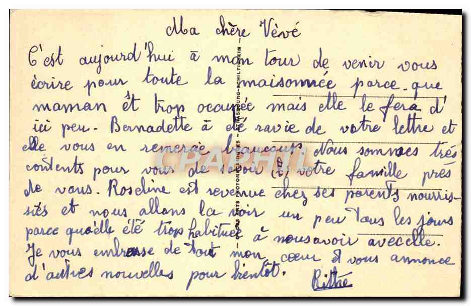 CPA Les Arcs sur Argens Chapelle de Ste Roseline Le cloitre  — Verso