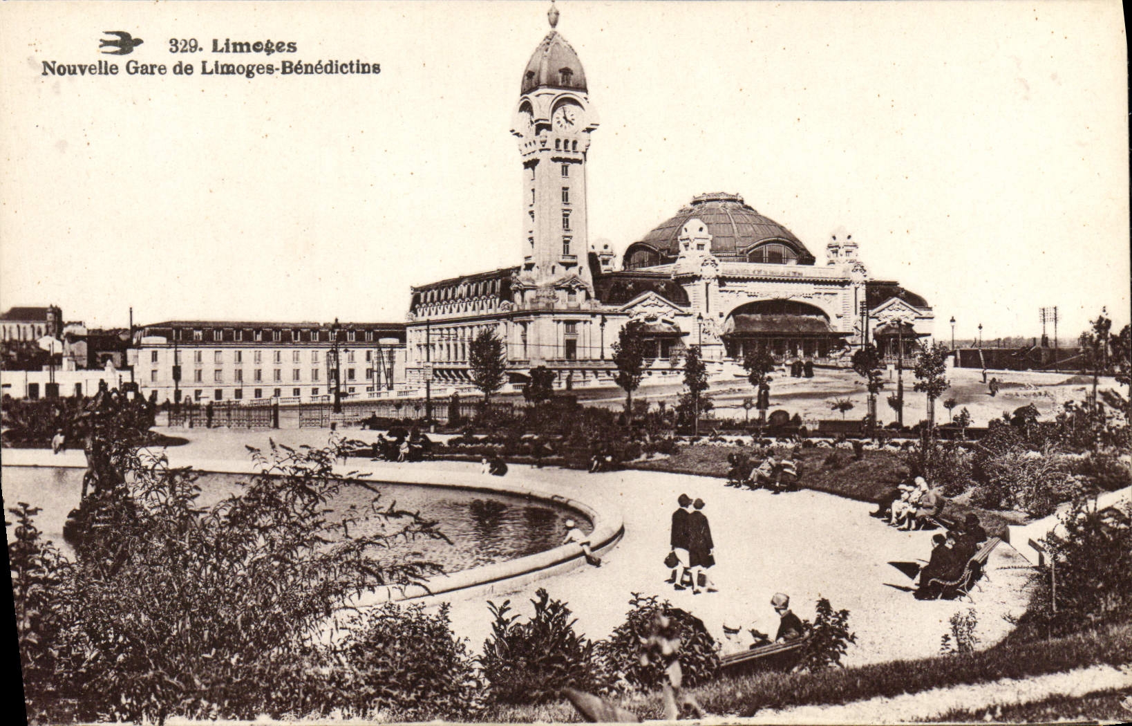 CPA Limeges Nouvelle Gare de Limoges Benedictins