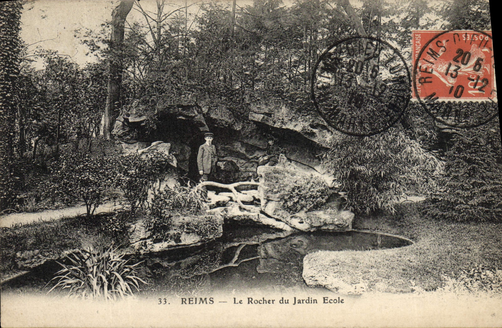 Reims — Le Rocher du Jardin Ecole — n°33