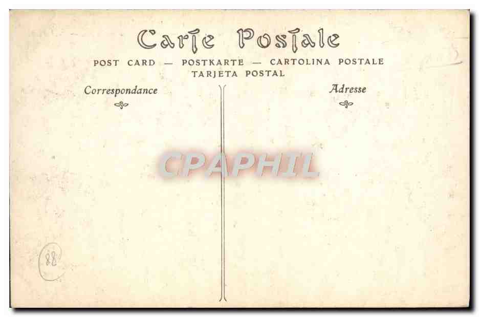 CPA Domremy Vue Generale Prise du Chemin de la Basilique — Verso