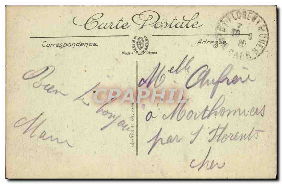 CPA Amiens L'Hospice Saint Victor — Back