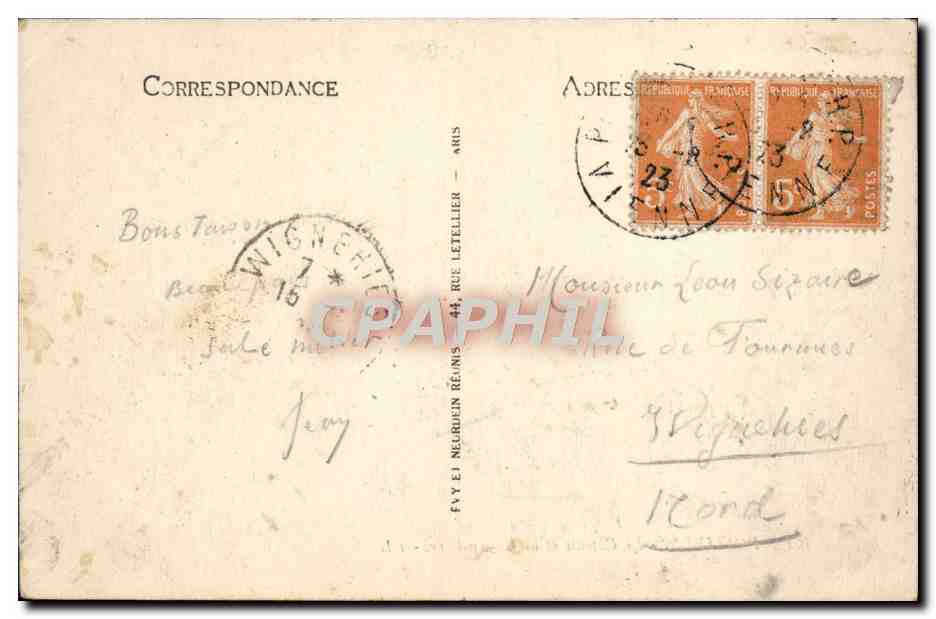 Poitiers - Le Coteau et la Cagouillère - LL — Verso