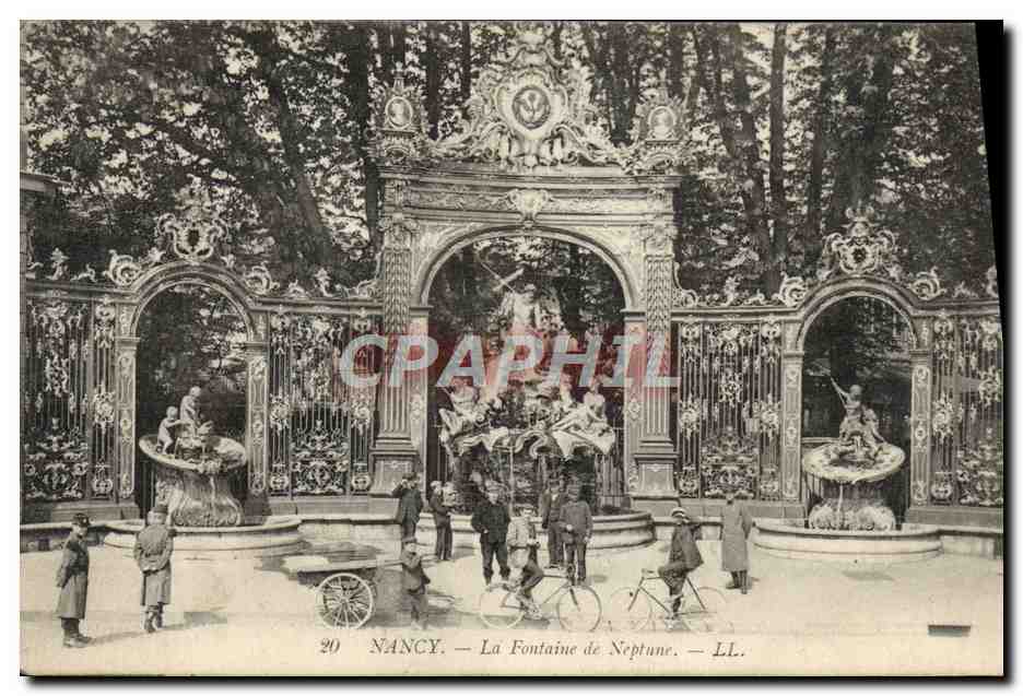 CPA Nancy La Fontaine de Neptune