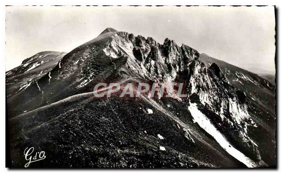 Puy-de-Sancy — Aspect Ouest, les Aiguilles du Diable — Édition G.d'O.