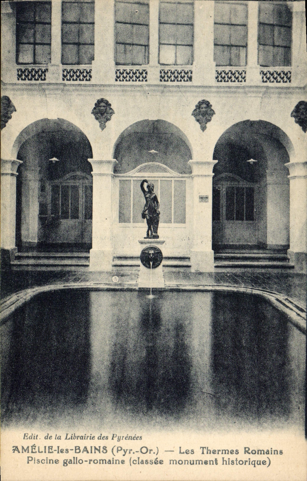 CPA Amelie les Bains Les thermes romains Piscine gallo romaine 