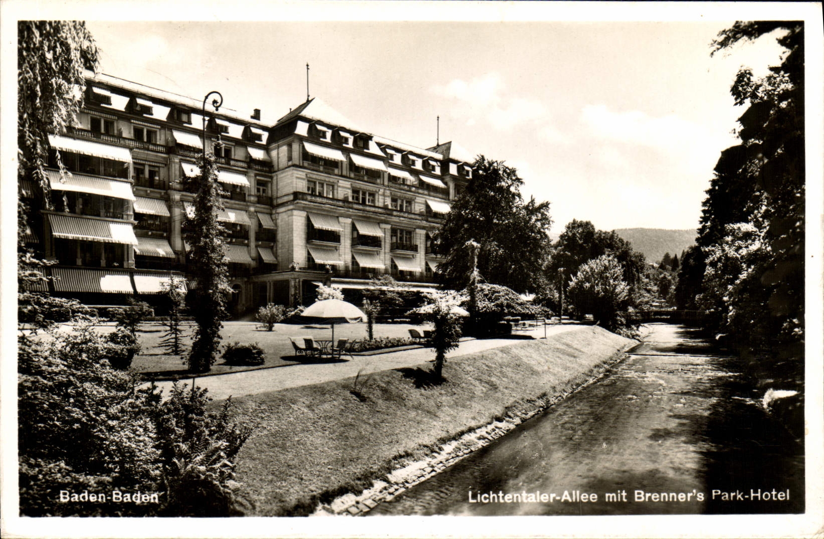 CPM Baden Baden Lichtentaler Allee Mit Brenner's Park Hotel