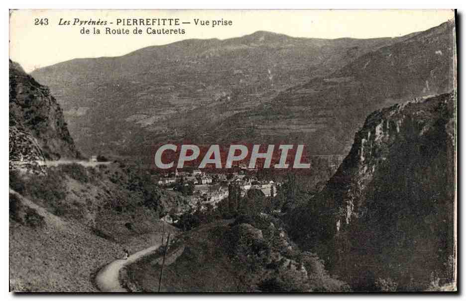 Les Pyrénées - PIERREFITTE — Vue prise de la Route de Cauterets