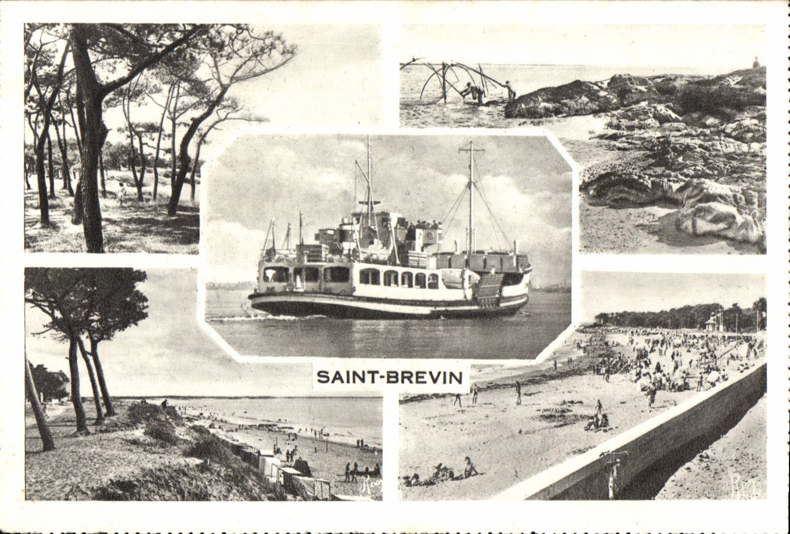CPM Carte lettre Saint Brevin Bateaux de peche 