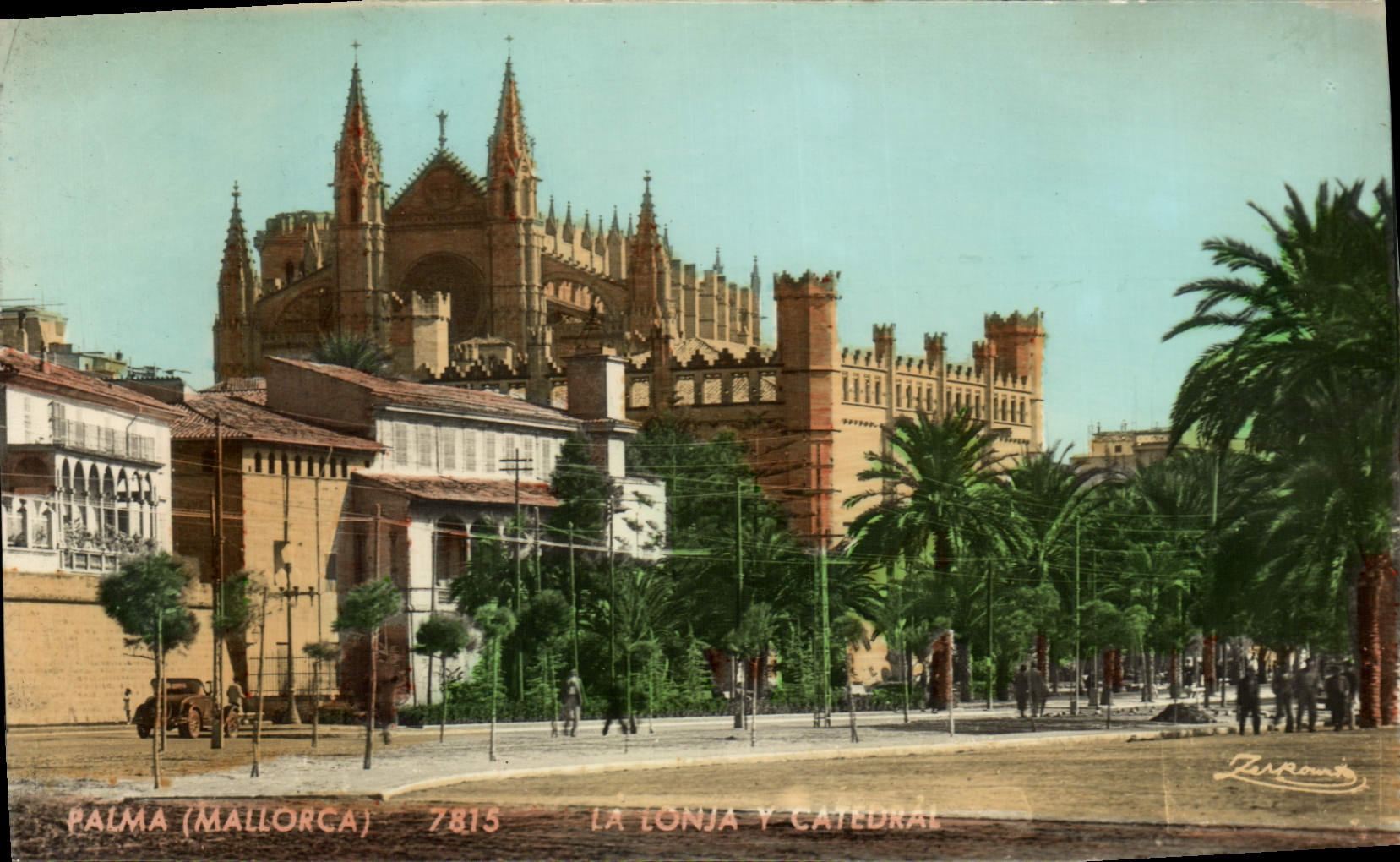 CPA Palma Mallorca La Lonja y catedral