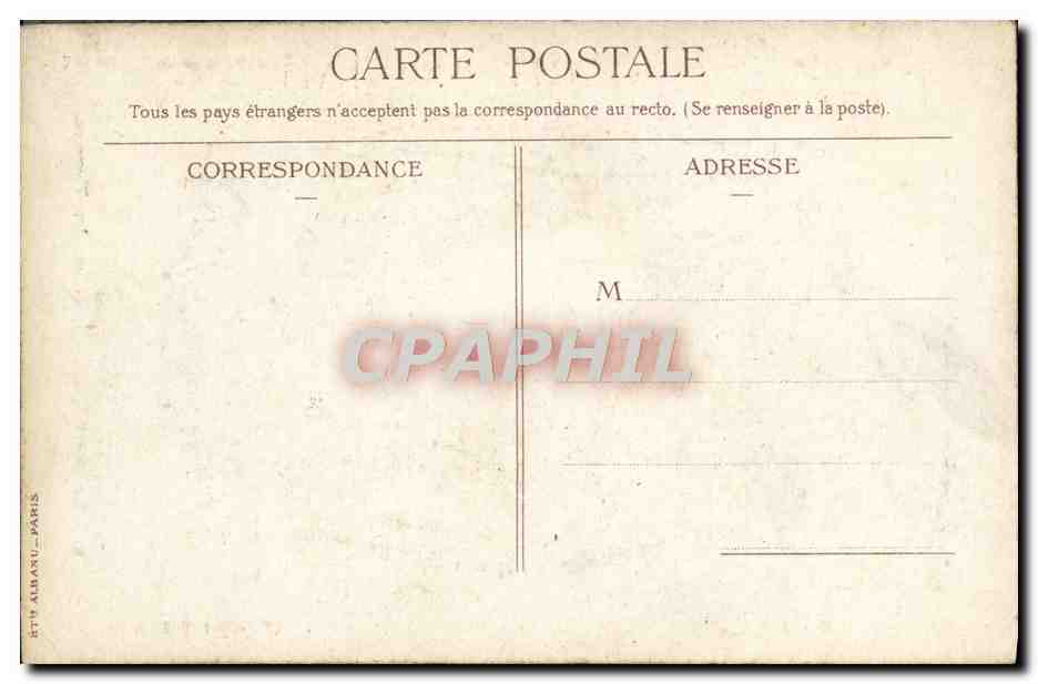 CPA Le Mont Dore Interieur des Thermes — Verso