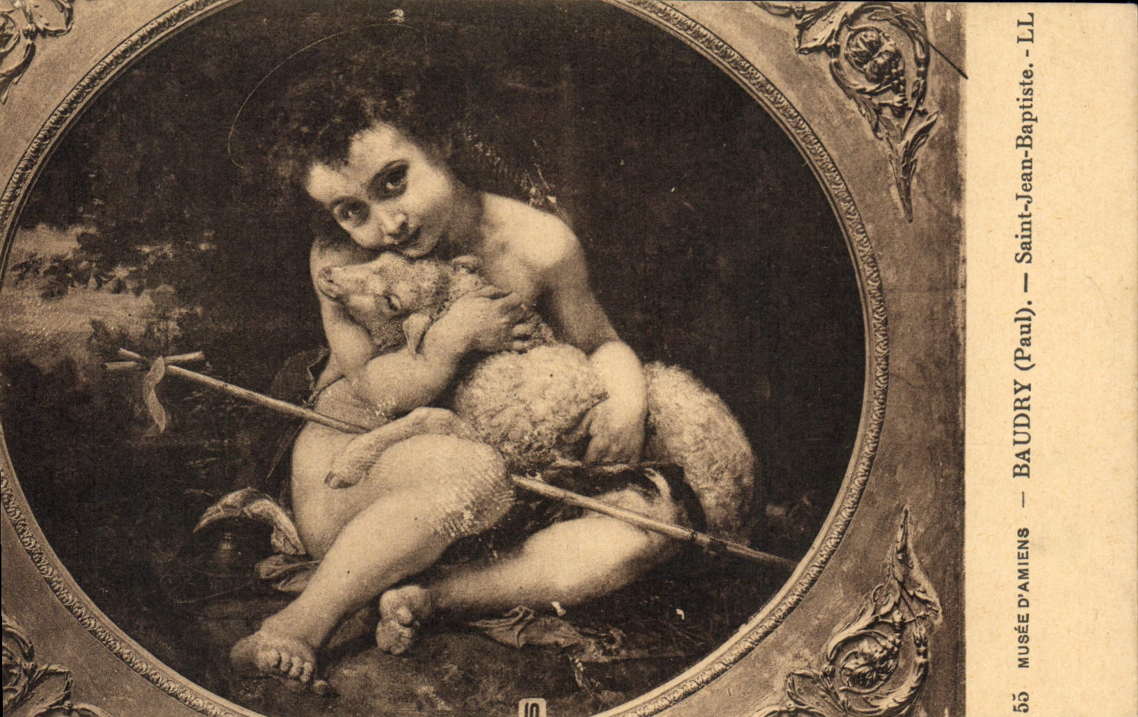 CPA Baudry Saint Jean Baptiste Musee d'Amiens Mouton