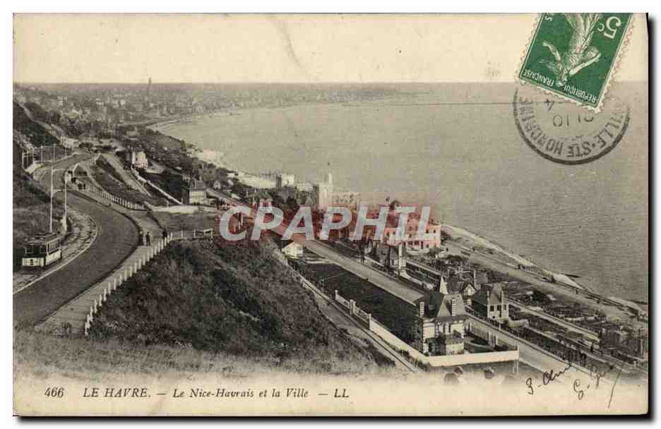 CPA Le Havre Le Nice Havrais Et La Ville