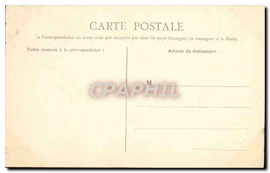 CPA Reims Eglise Sainte Clotilde — Rückseite