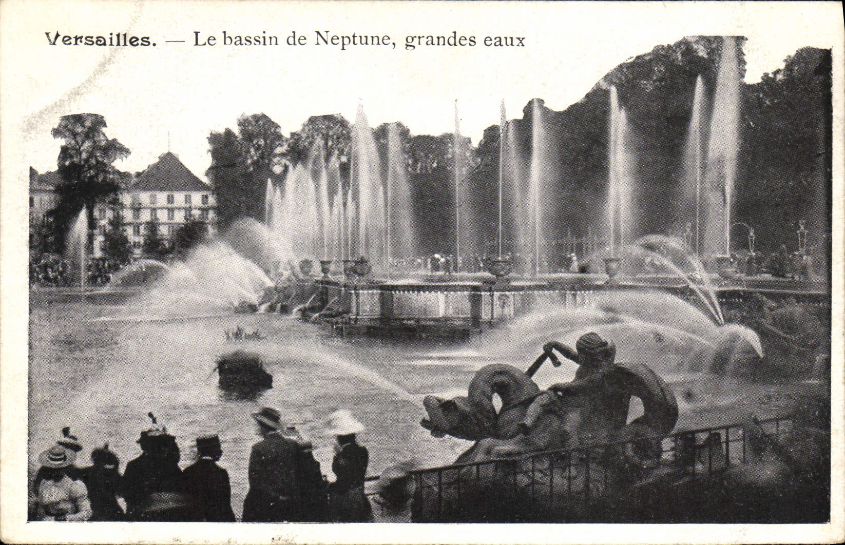 Versailles — Der Neptun-Becken, große Wasser — Mme Morcan, Verlag Versailles