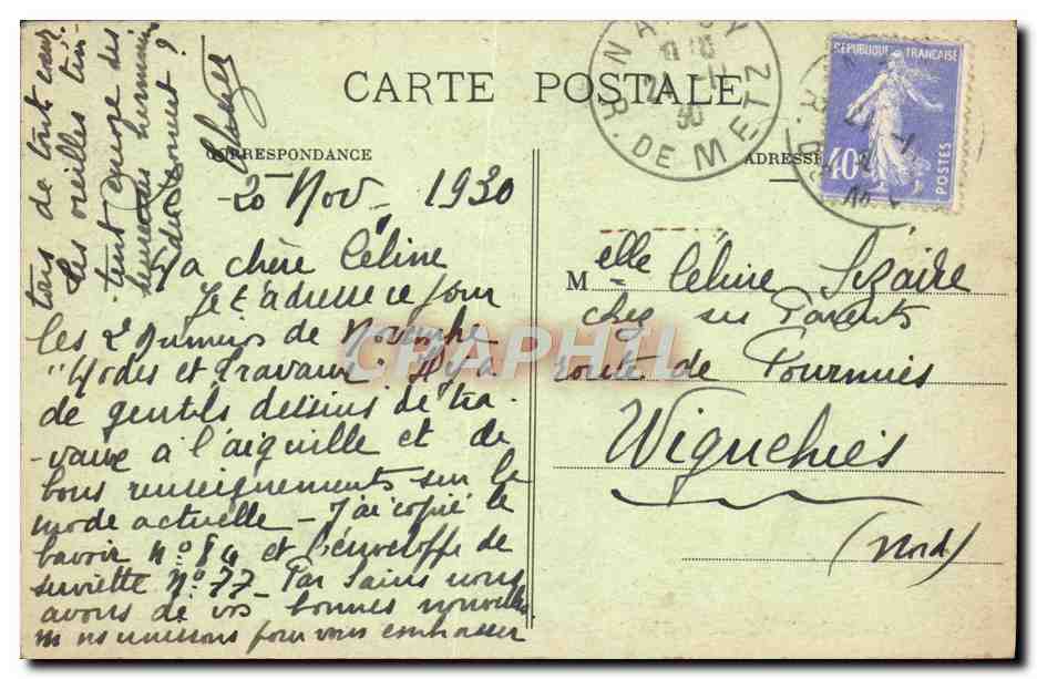 CPA Nancy Fontaine d'Amphitrite Par Guibal et Cyffle Grilles de Jean Lamour — Rückseite