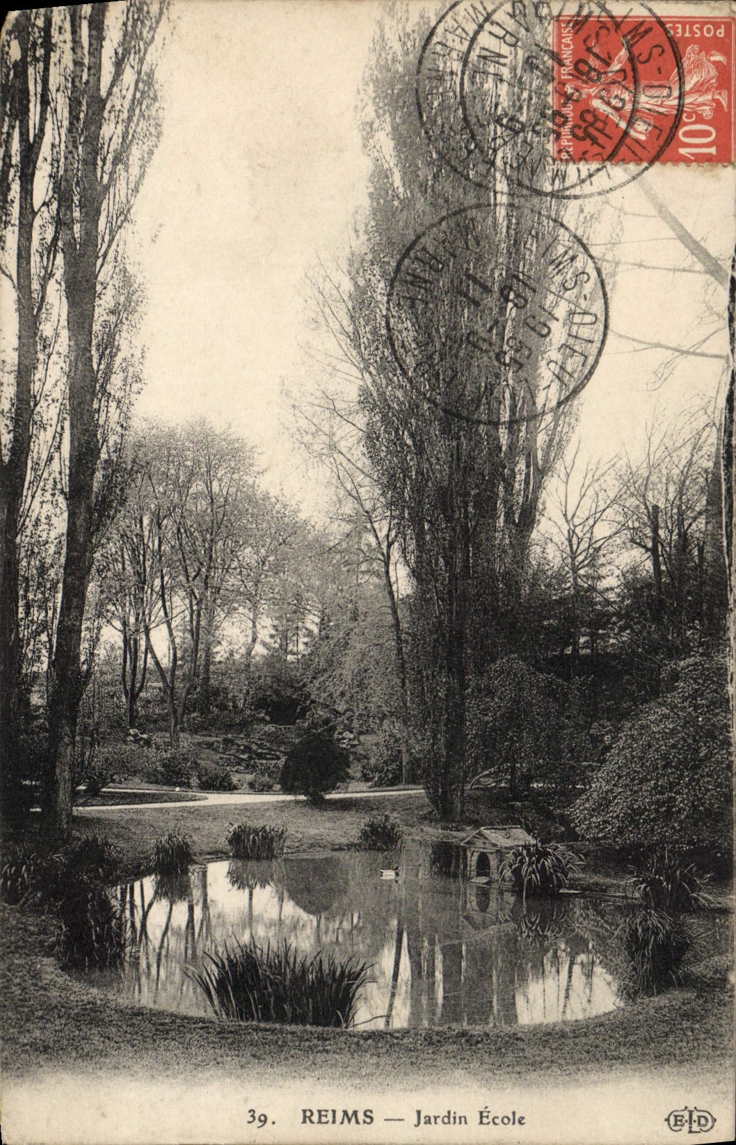 Reims — Jardin École — Éditeur E.P.D. n°39