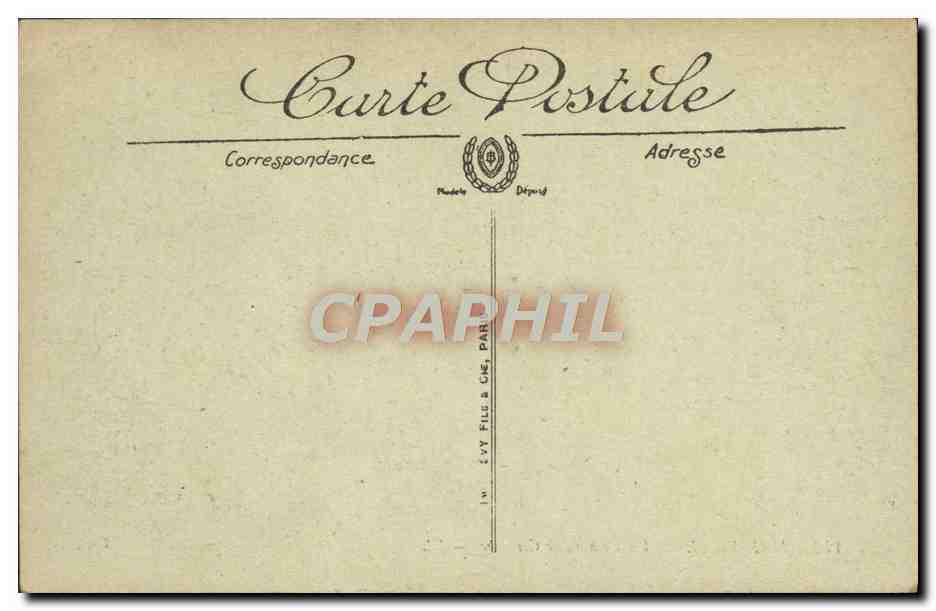 CPA Marseille Un Coin De La Corniche Tramway — Rückseite