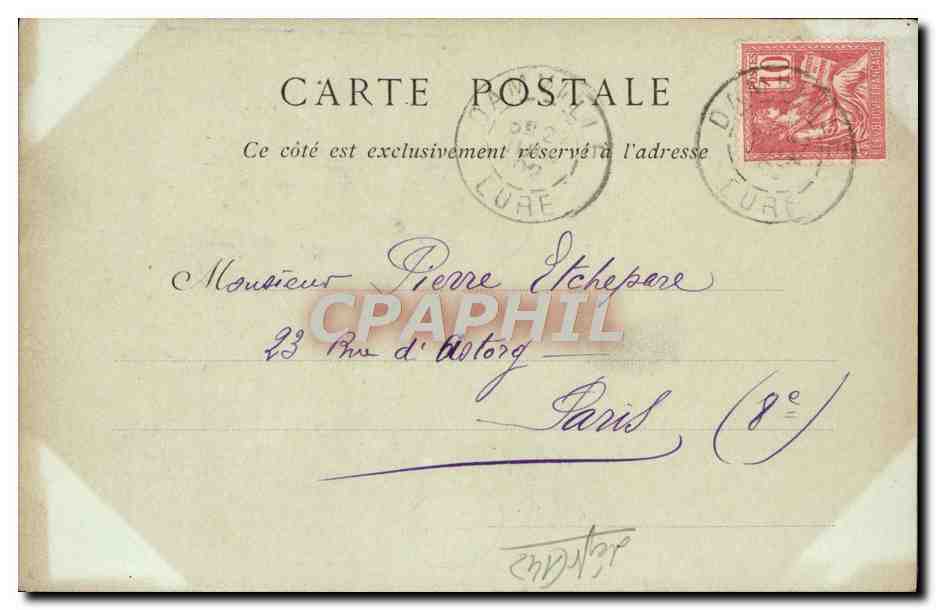 CPA Caen L'eglise De La Gloriette — Verso