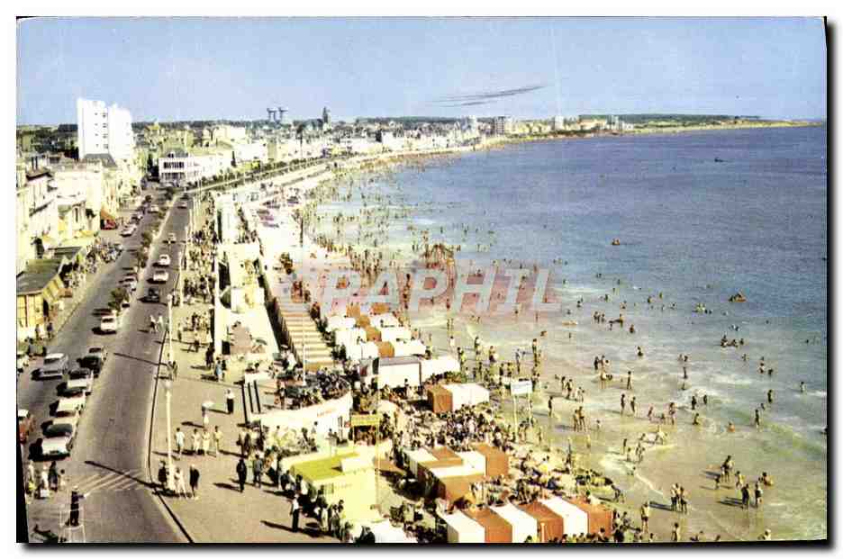 CPM Les Sables D'Olonne Le Rembai Et La Plage