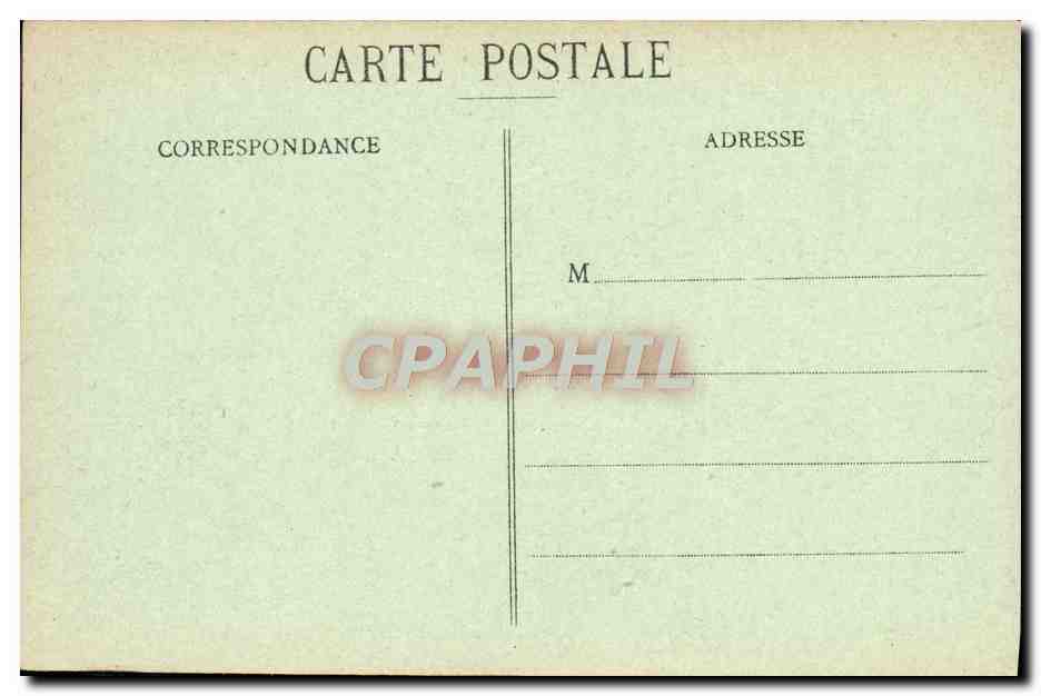 CPA Peronne L'Hotel De Ville Militaria — Back