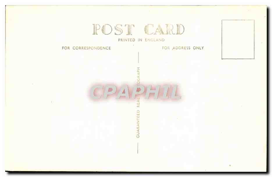 CPA Palace Of Holyroodhouse — Back