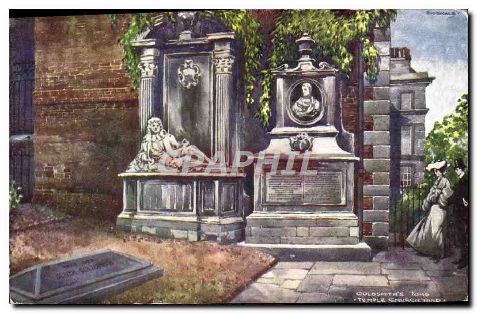 CPA Goldsmith's tomb Temple church Yard