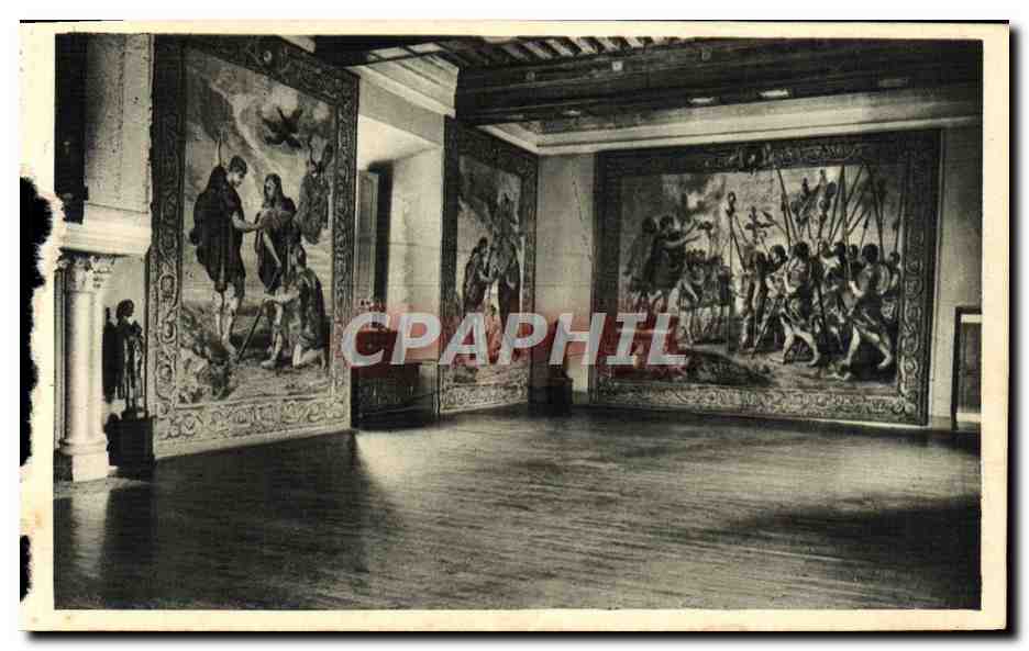 CPA Chateau D'Azay Le Rideau Salle De Fetes