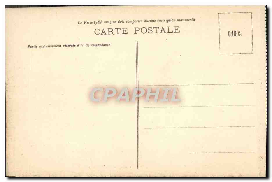 CPA Reims Dans Les Ruines Apres La Retraite Des Allemands Vue Generale Militaria — Rückseite