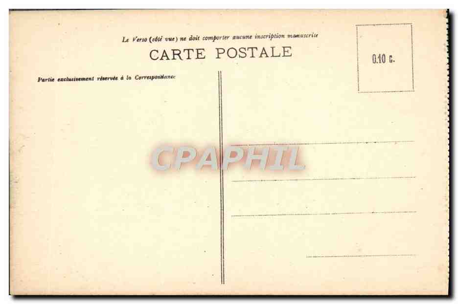 CPA Reims Dans Les Ruines Apres La Retraite Des Allemandes Rue De l'Ecole De Medecine Militaria — Rückseite